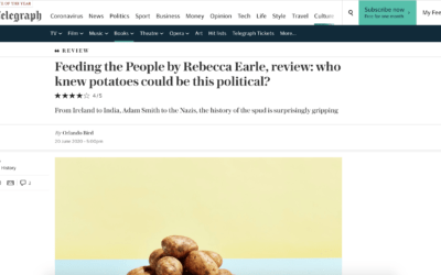 Review Of Feeding the People in today’s Telegraph