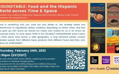 Watch online: Roundtable on food and the Hispanic world across time & space